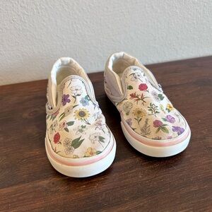 Vans Slip on Toddler Sneaker Custom Floral